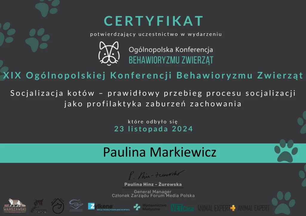 Paulina Markiewicz superkotbehawiorysta