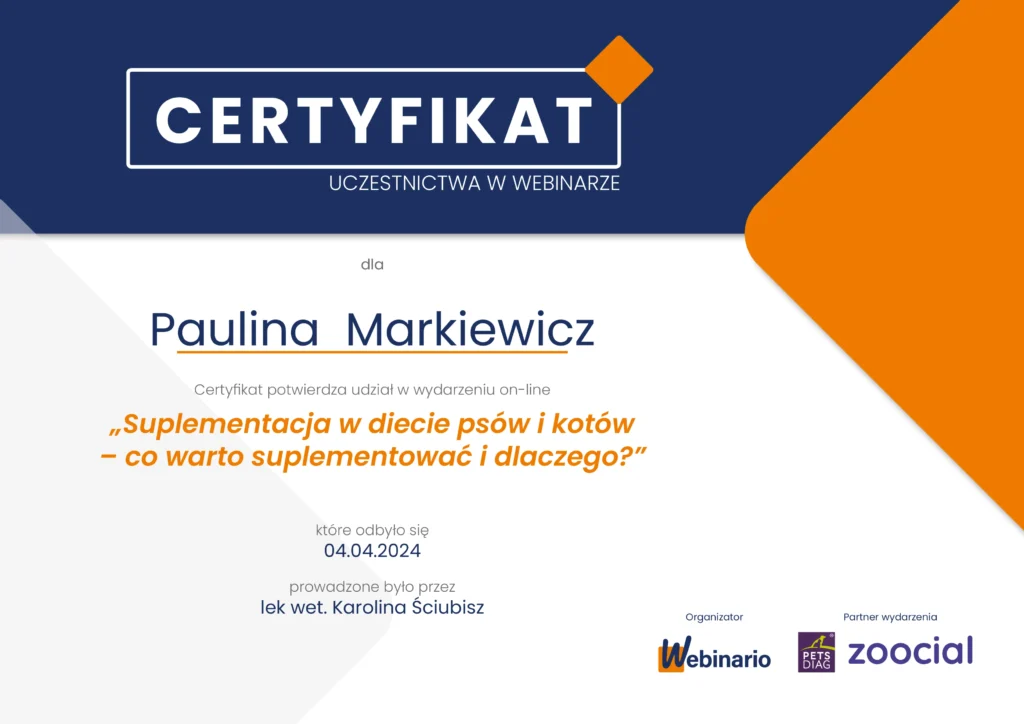 superkot certyfikat koci beahwiorysta